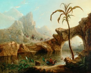Scene in the Himalayas by William Daniell